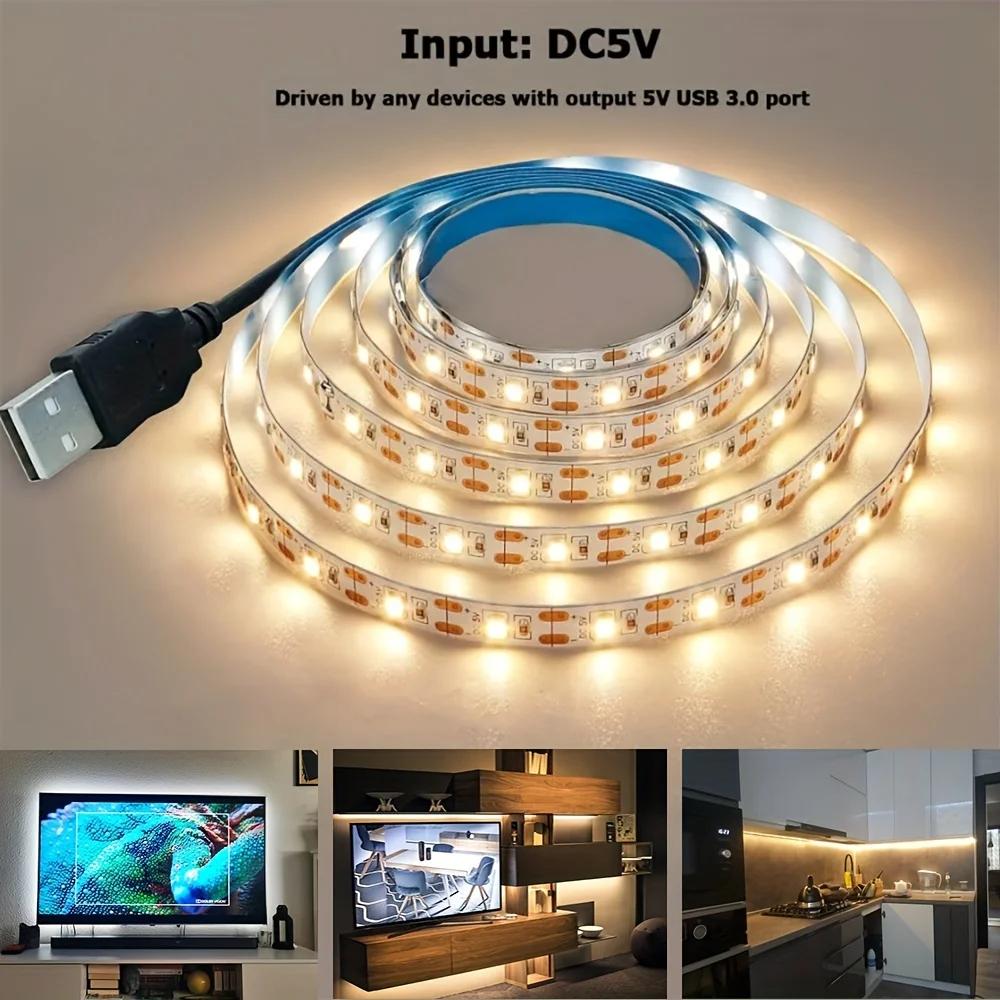 USB LED Ʈ ,    , TV Ʈ, DIY , ħ ĳ, ֹ ũ , 5V